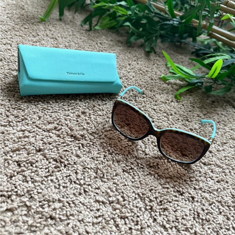Tiffany & Co. Aqua Blue Sunglasses